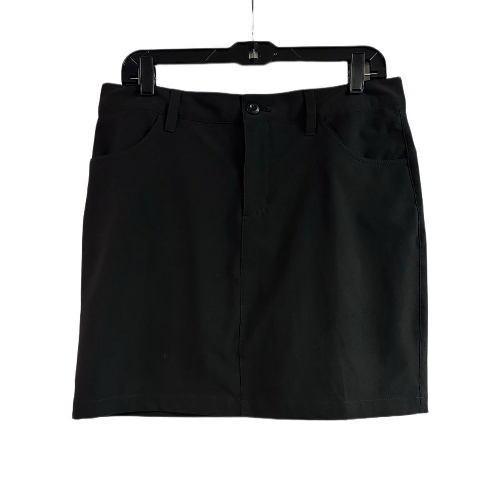 Eddie Bauer Black Golf Skort Size 8